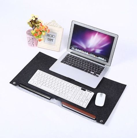 Mousepad Para Notebook Macbook Fieltro 63x30CM 2 Bolsillos-0