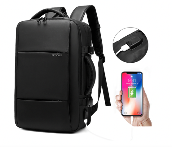 Mochila Bolso Notebook Viajera  17 Pulgadas 23 a 39LT Goforit-0