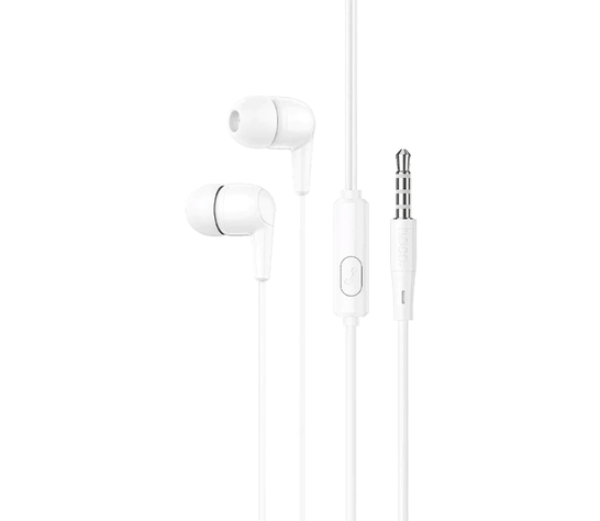 Audifonos Cableados Hoco Stereo Bass M97 Blanco-0