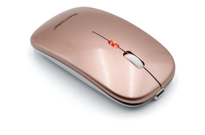 Mouse Dual Inalambrico y Bluetooth Tecmaster Rose-0