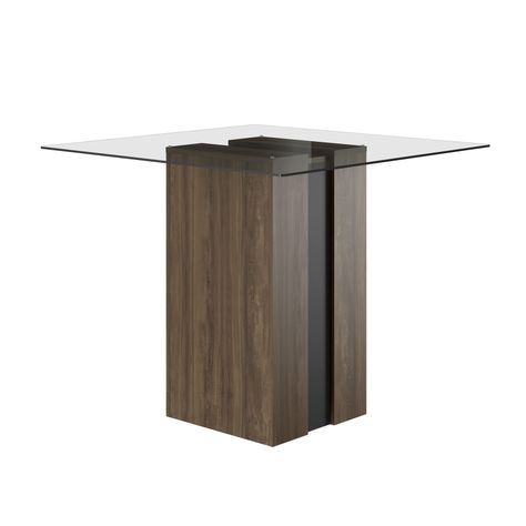 Mesa Duque 4 Legno Vidrio Incoloro-0