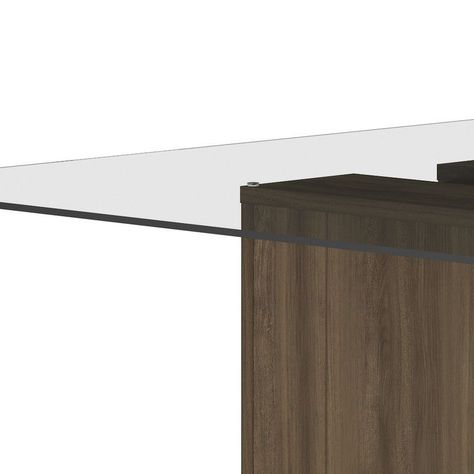 Mesa Duque 4 Legno Vidrio Incoloro-1