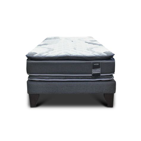 Cama Europea Sleepwell Pocket Dual Side 1.5 Plaza Box-1