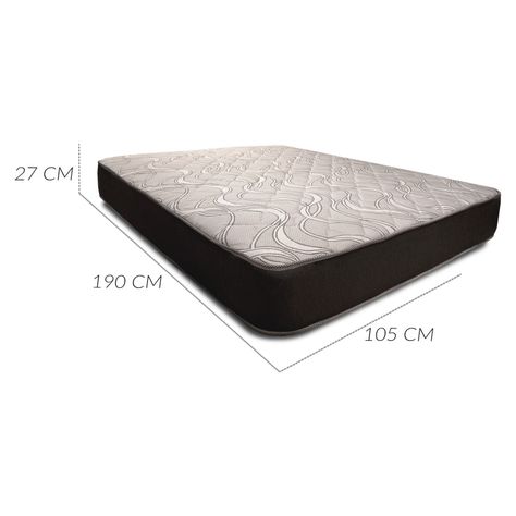 Colchón Resorte Espumix E2000 Plus 1.5 Plaza-3