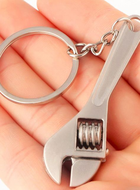 Llavero Metálico Funcional Mini Llave Inglesa-4