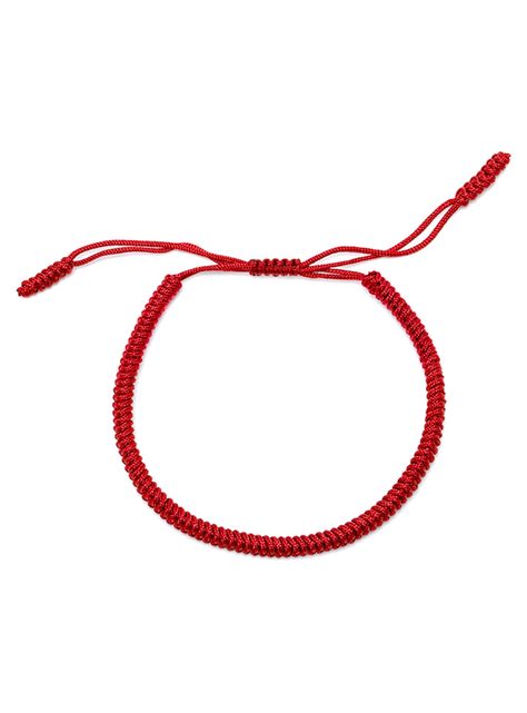 Pulsera Roja Budista Tibetano Brazalete Protección Unisex-1