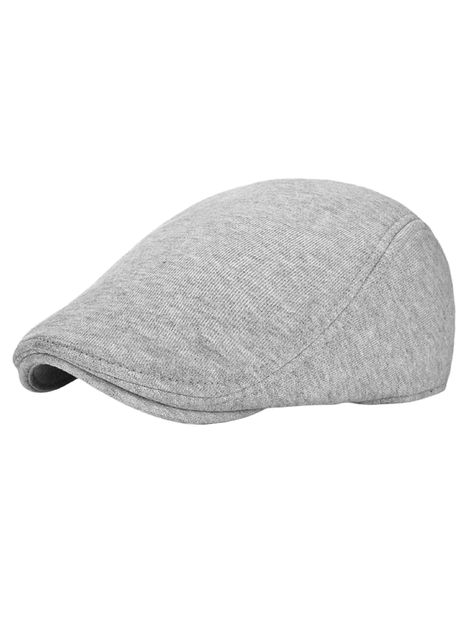 Boina Tradicional de Algodón Talla Estándar Gris-3