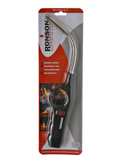 Ronson Tubo Flex Encendedor Multipropósito Negro-1
