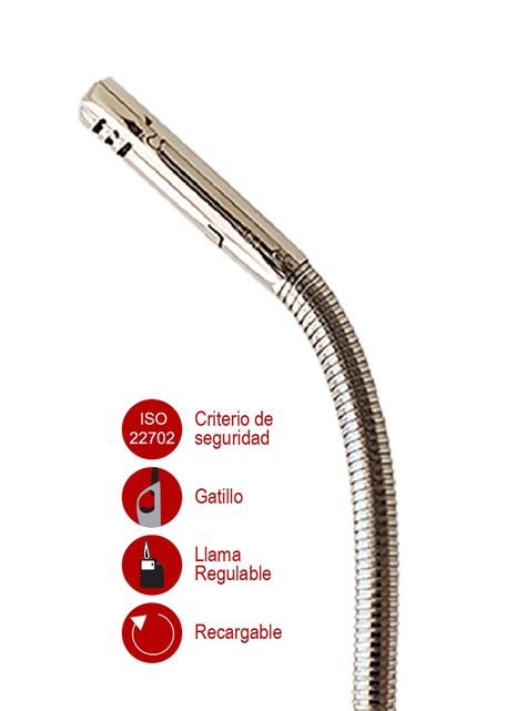 Ronson Tubo Flex Encendedor Multipropósito Negro-2