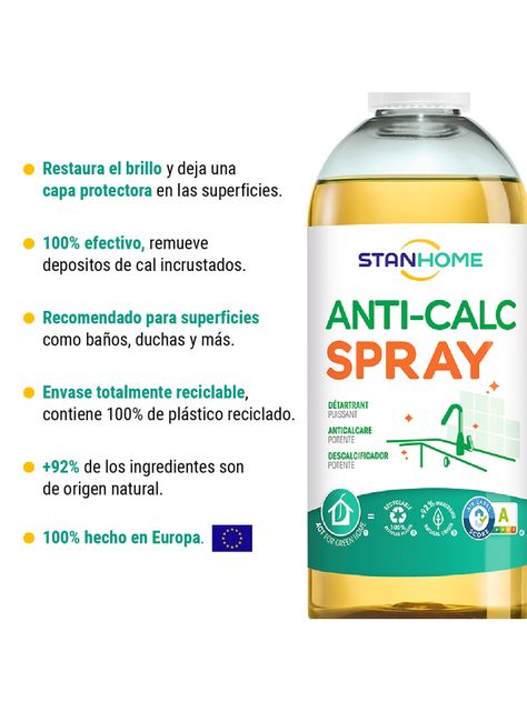 Limpiador Descalcificador Spray Stanhome Anti-Calc 500ml-3