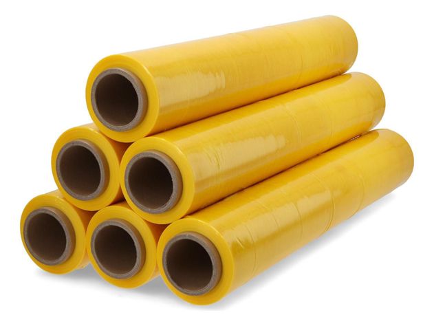 Film Stretch Amarillo 1,7kg 350m Pack Mayorista - Caja 6 Uds-0