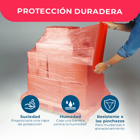 Film Stretch Naranja 1,7kg (350m) Pack Mayorista -Pack 3 Uds-4