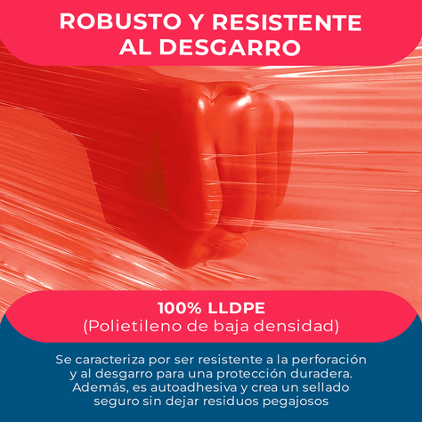 Film Stretch Naranja 1,7kg (350m) Pack Mayorista -Pack 3 Uds-5