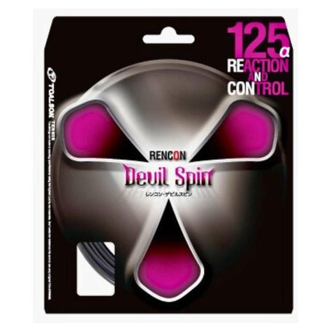 Cuerda de Tenis Toalson Rencon Devil Spin 1,25 set 12m-6