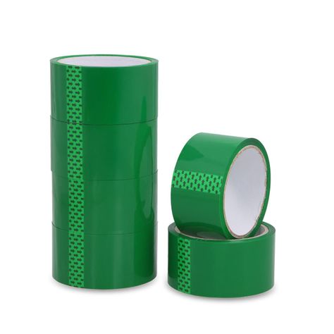 Cinta De Embalaje Verde 48mm*40m - Pack Mayorista - 6 Uds-0