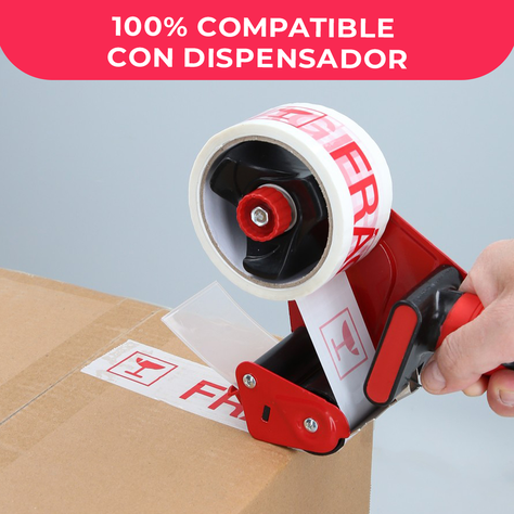 Cinta De Embalaje Frágil 48mm*40m - Pack Mayorista - 72 Uds-4