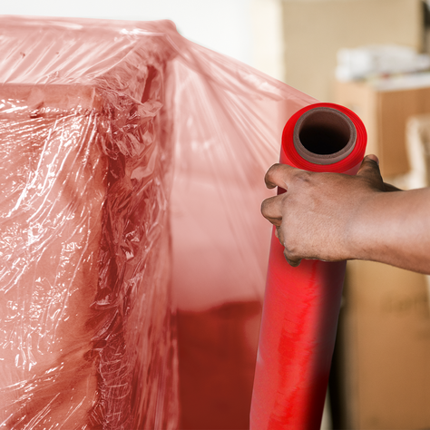 Film Stretch Rojo 1,7kg (350m) - Pack Mayorista - Caja 6 Uds-7
