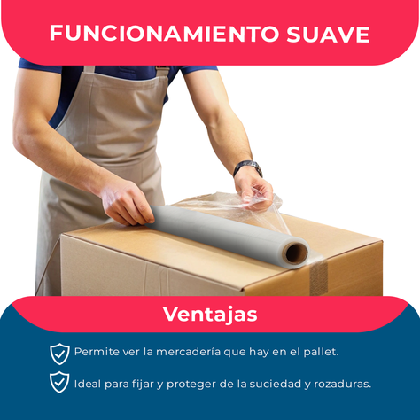Film Stretch Transparente 1,4kg 275m Pack Mayorista - 6 Uds-3