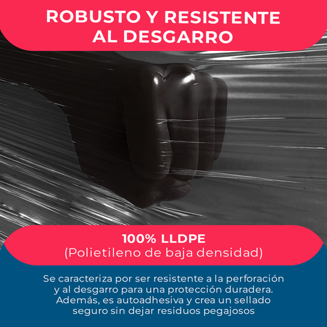 Film Stretch Negro 1,7kg (350m) - Pack Mayorista - Caja 6 Uds-5