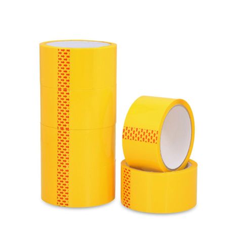 Cinta Embalaje Amarilla 48mm*40m - Pack Mayorista - 6 Uds-0