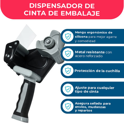 Dispensador Cinta de Embalaje - Pack Mayorista-1