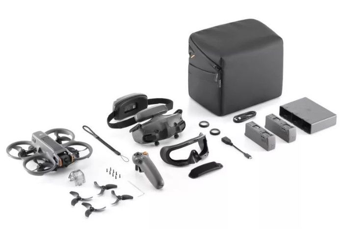 Drone Dji Avata 2 Fly More Combo 3, Color Gris Oscuro-0