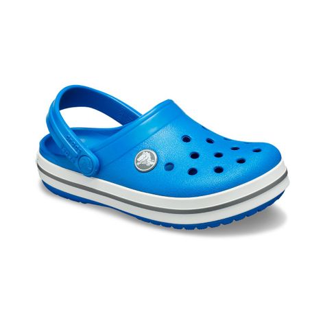 Zueco Crocs Crocband Niño Bright Cobalt/Charcoal-0
