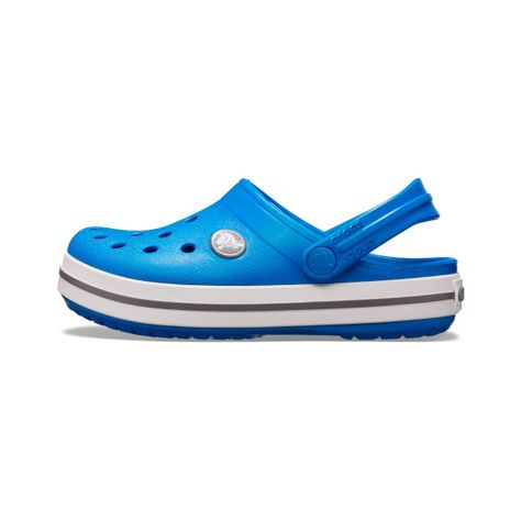 Zueco Crocs Crocband Niño Bright Cobalt/Charcoal-2