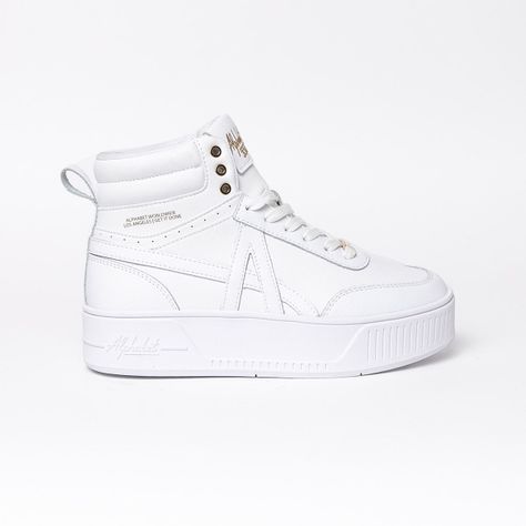 Zapatillas ALPHABET Blanca Mujer Cloud Walk High  334-0