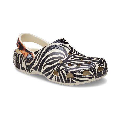 Zueco Crocs Classic Animal Remix Mujer Bone/Multi Animal-0
