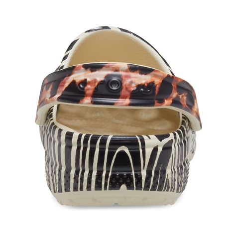 Zueco Crocs Classic Animal Remix Mujer Bone/Multi Animal-4