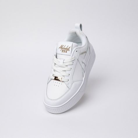 Zapatillas ALPHABET Blanca Mujer Cloud Walk Low 334-4