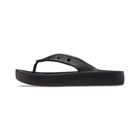 Sandalia Crocs Classic Platform Flip Flop Mujer Black-2