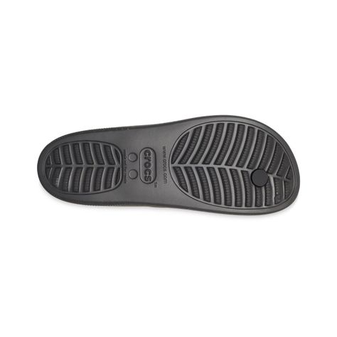 Sandalia Crocs Classic Platform Flip Flop Mujer Black-3