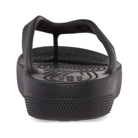 Sandalia Crocs Classic Platform Flip Flop Mujer Black-4