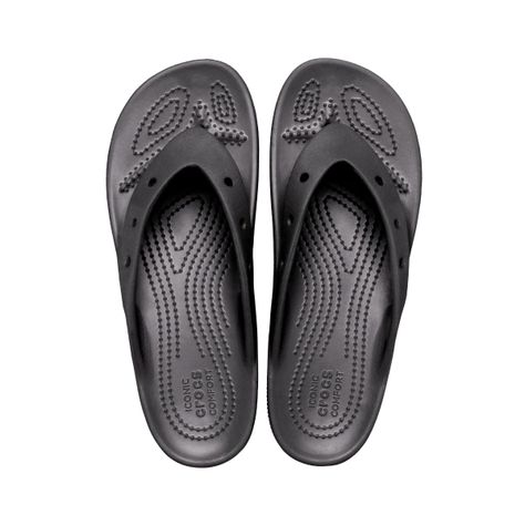 Sandalia Crocs Classic Platform Flip Flop Mujer Black-5