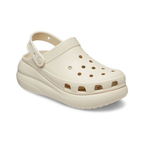 Zueco Crocs Classic Crush Mujer Bone-0