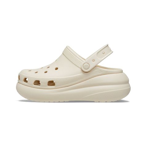 Zueco Crocs Classic Crush Mujer Bone-2