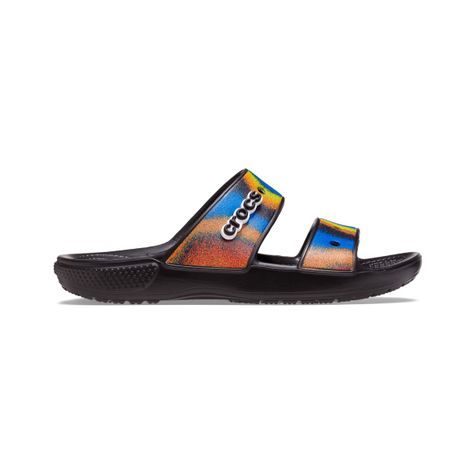 Sandalia Crocs Spray Dye Unisex Black/Multi-1