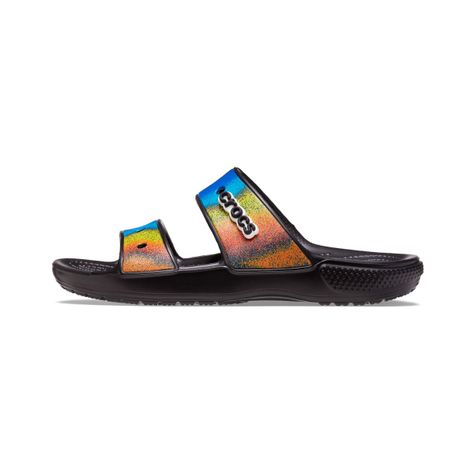 Sandalia Crocs Spray Dye Unisex Black/Multi-2