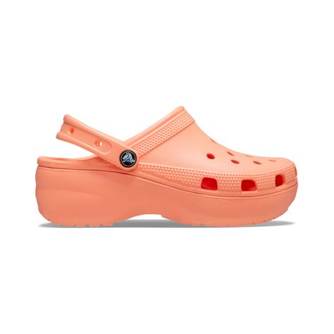 Zueco Crocs Classic Platform Mujer Orange-1