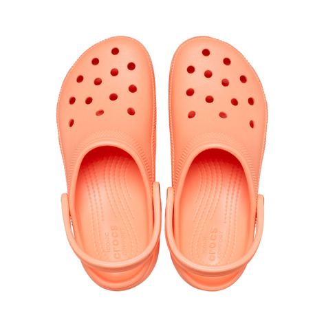 Zueco Crocs Classic Platform Mujer Orange-5