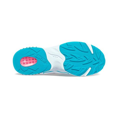 Zapatilla Saucony 3D Grid Hurricane Hombre White/Black/Pink-4