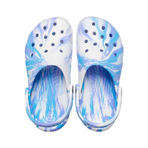Zueco Crocs Classic Marbled Unisex White/Oxigen-5