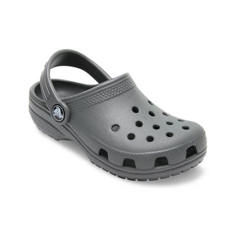 Zueco Crocs Classic Clog K SltGry Niño Gris-0