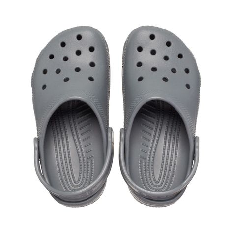 Zueco Crocs Classic Clog K SltGry Niño Gris-5