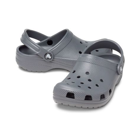 Zueco Crocs Classic Clog K SltGry Niño Gris-6