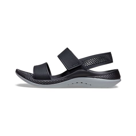 Sandalia Crocs LiteRide 360 Unisex Black/Light Grey-2