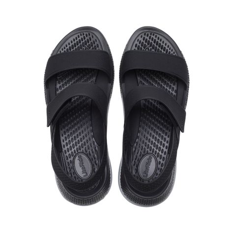 Sandalia Crocs LiteRide 360 Unisex Black/Light Grey-5