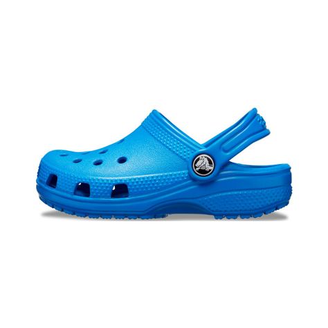 Zueco Crocs Classic T Niños Brigth Cobalt-2